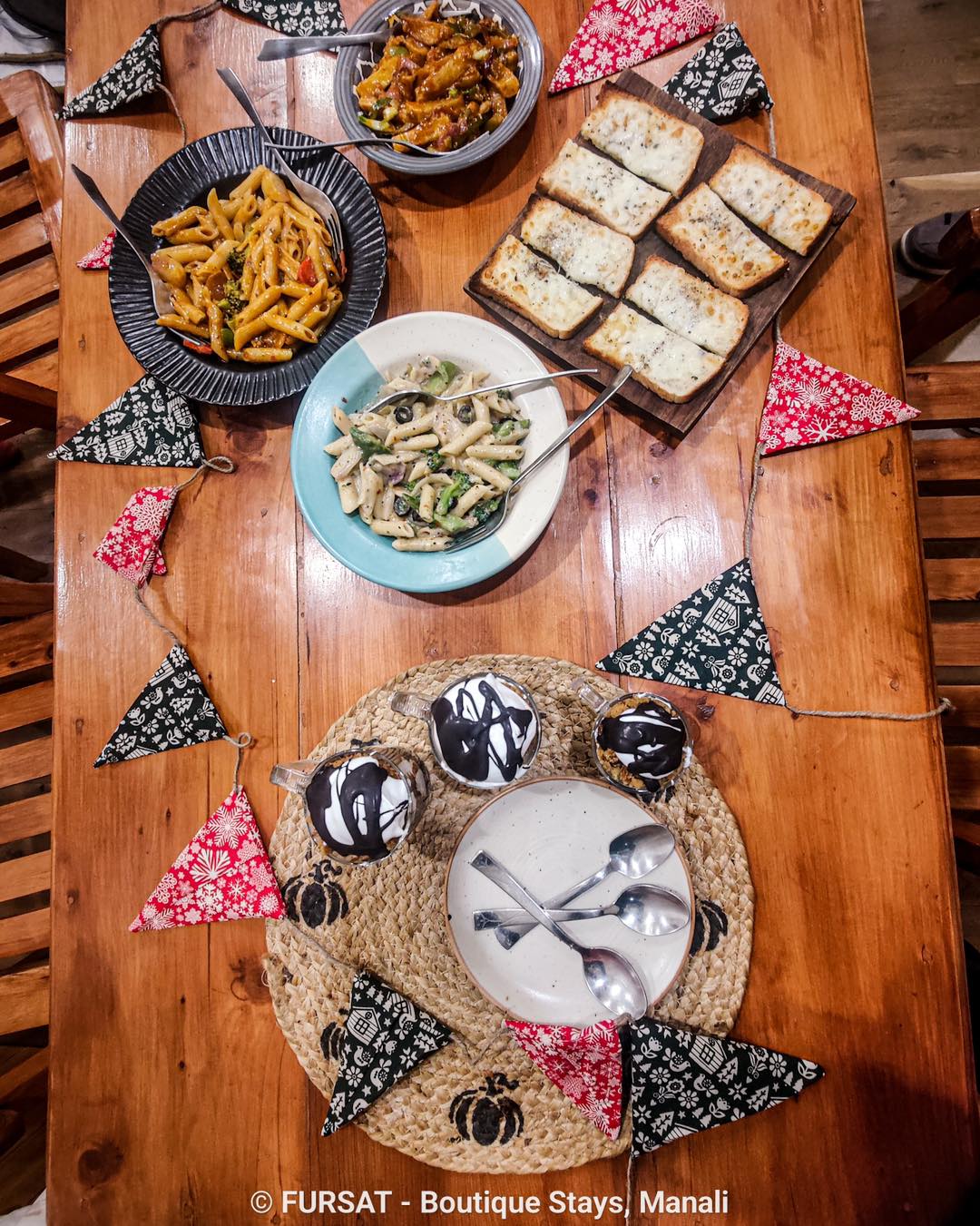 Delicious homemade food